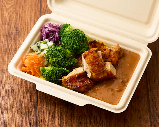 ブロッコリー＆チキンオーバーカリー Broccoli & Chicken Over Curry