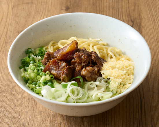 チーズ肉ネギまぜそば